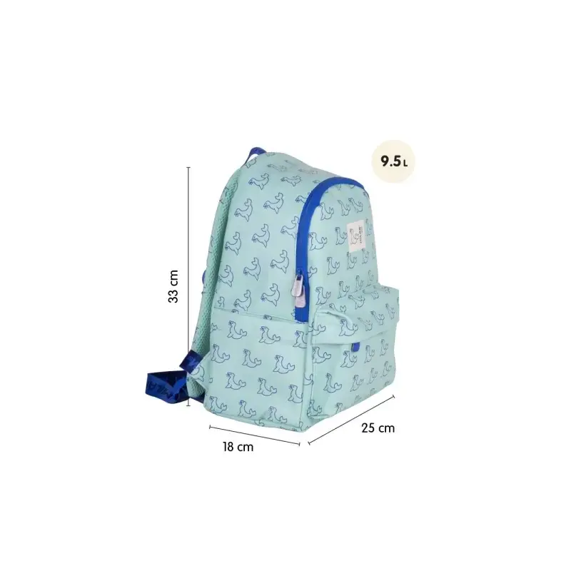 Milan Coleccion 460 Mochila Infantil Casual 9.5L - Compartimento Principal y Bolsillo Frontal con Cremalleras - 2 Bolsillos Late