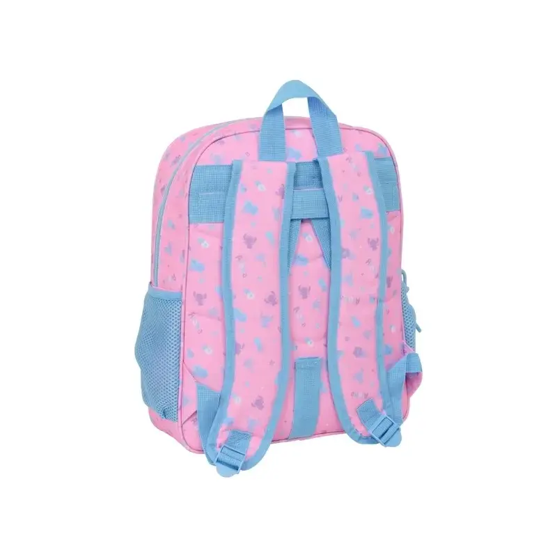 Safta Stitch Bright Mochila - Adaptable a Carro - Bolsillos Laterales - Doble Tirador - Hombreras Acolchadas - Bolsillo Frontal