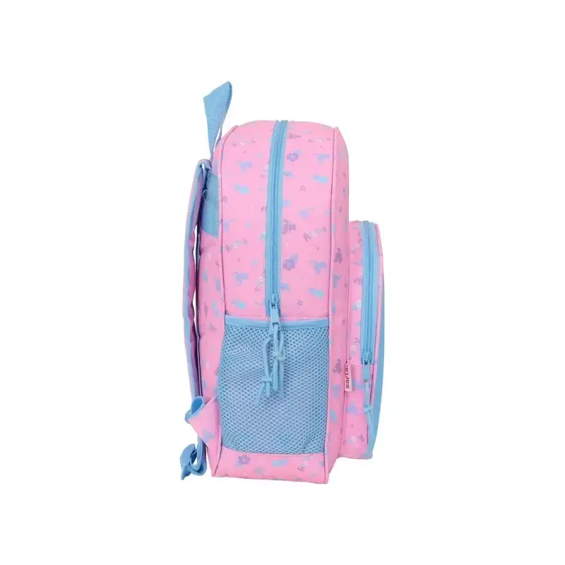 Safta Stitch Bright Mochila - Adaptable a Carro - Bolsillos Laterales - Doble Tirador - Hombreras Acolchadas - Bolsillo Frontal