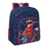 Safta Spider-Man Mochila - Adaptable a Carro - Portabotellas - Doble Tirador en Cremallera - Hombreras Ergonomicas Acolchadas -