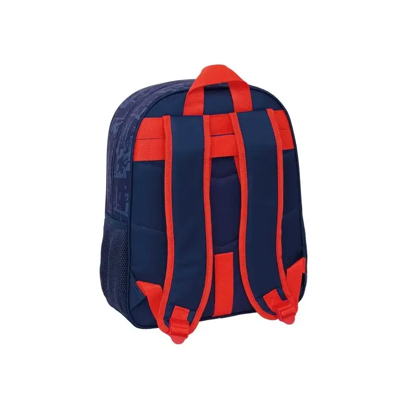 Safta Spider-Man Mochila - Adaptable a Carro - Portabotellas - Doble Tirador en Cremallera - Hombreras Ergonomicas Acolchadas -