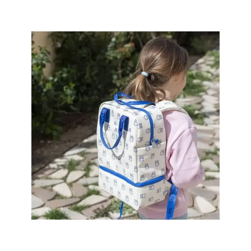 Milan Coleccion 460 Mochila Infantil con Compartimento Isotermico - Amplio Compartimento Interior - 2 Bolsillos Laterales - Capa