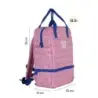 Milan Coleccion 460 Mochila Infantil con Compartimento Isotermico - Amplio Compartimento Interior - 2 Bolsillos Laterales - Capa