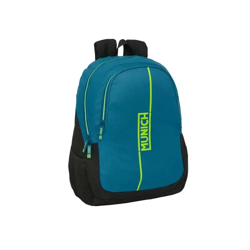 Safta Munich Land Mochila Adaptable a Carro - Portabotellas - Dos Compartimentos Grandes - Tirador Doble - Hombreras Ergonomicas