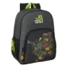 Safta Tortugas Ninja Mochila Infantil - Adaptable a Carro - Asa de Mano - Bolsillos Laterales - 33x42x14cm - Color Negro | Ahorr