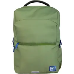 Oxford B-Ready Mochila 28L - Tamaño 42x30x15cm - Bolsillo acolchado - Asa Superior - Poliester Reciclado RPET - Color Verde | Ah