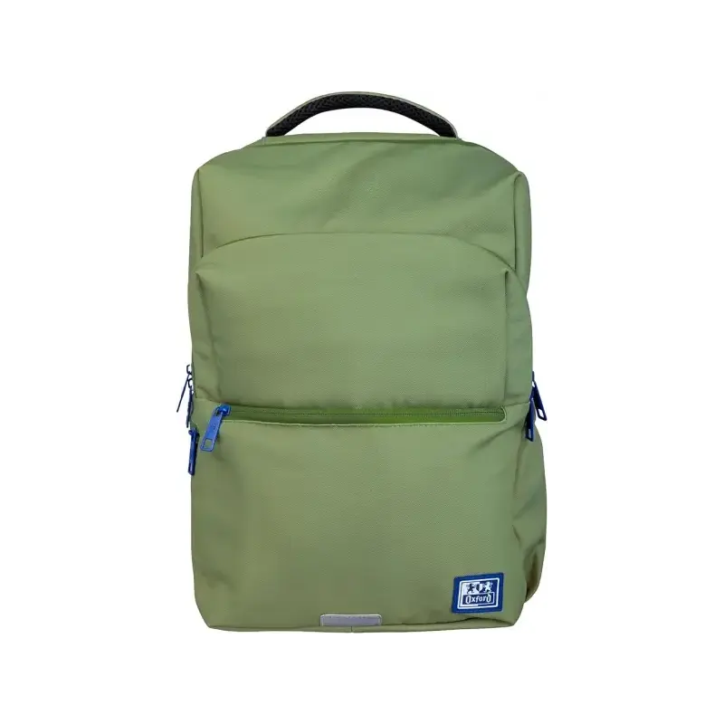 Oxford B-Ready Mochila 28L - Tamaño 42x30x15cm - Bolsillo acolchado - Asa Superior - Poliester Reciclado RPET - Color Verde | Ah