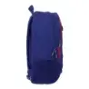 Safta F.C.Barcelona Mochila Escolar de 23L - Adaptable a Carro - 2 Compartimentos - Portabotellas - 32x44x16cm - Color Rojo y Az