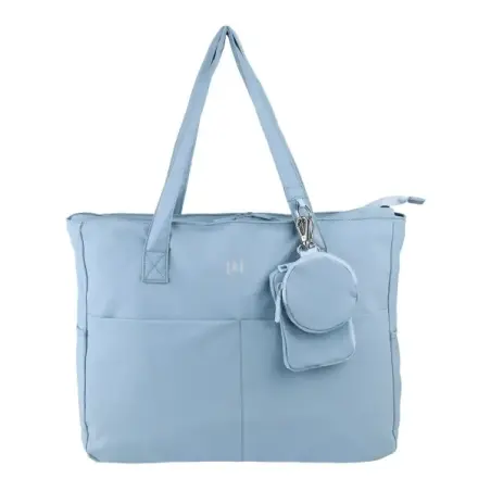 Oxford Endless Tote Bag 14L - Amplio Compartimento - 9 Bolsillos - Incluye Neceser Interior, Monedero y Tarjetero - Color Azul |