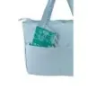 Oxford Endless Tote Bag 14L - Amplio Compartimento - 9 Bolsillos - Incluye Neceser Interior, Monedero y Tarjetero - Color Azul |