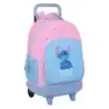 Safta Stitch Bright Mochila con Carro - Extraible - Bolsillo Frontal - Portabotellas - Hombreras Acolchadas - Asa Acolchada - Ta
