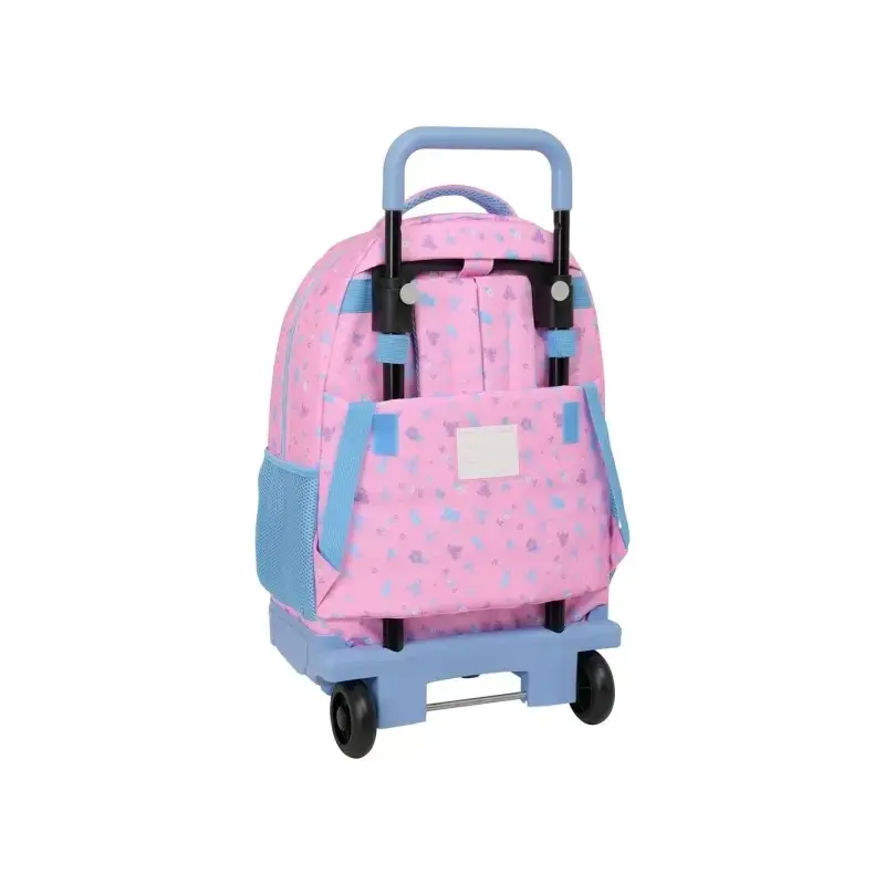 Safta Stitch Bright Mochila con Carro - Extraible - Bolsillo Frontal - Portabotellas - Hombreras Acolchadas - Asa Acolchada - Ta
