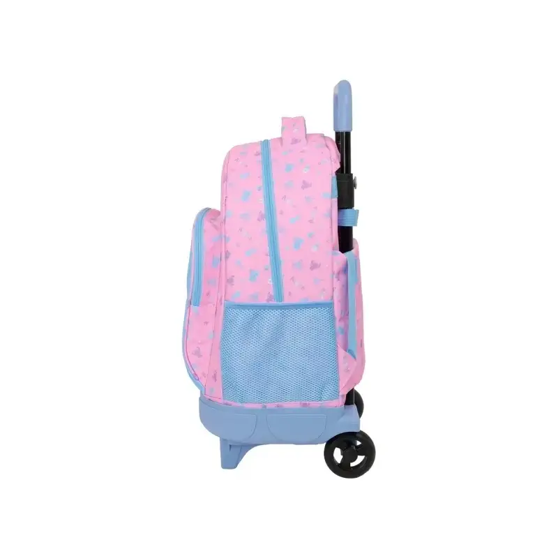 Safta Stitch Bright Mochila con Carro - Extraible - Bolsillo Frontal - Portabotellas - Hombreras Acolchadas - Asa Acolchada - Ta