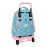 Safta Stitch Ohana Mochila con Carro - Extraible - Bolsillo Frontal - Portabotellas - Tirador Doble - Hombreras Acolchadas - Asa