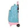 Safta Stitch Ohana Mochila con Carro - Extraible - Bolsillo Frontal - Portabotellas - Tirador Doble - Hombreras Acolchadas - Asa
