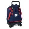 Safta Spider-Man Mochila con Carro - Extraible - Bolsillo Frontal - Portabotellas - Tirador Doble - Hombreras Acolchadas - Asa A