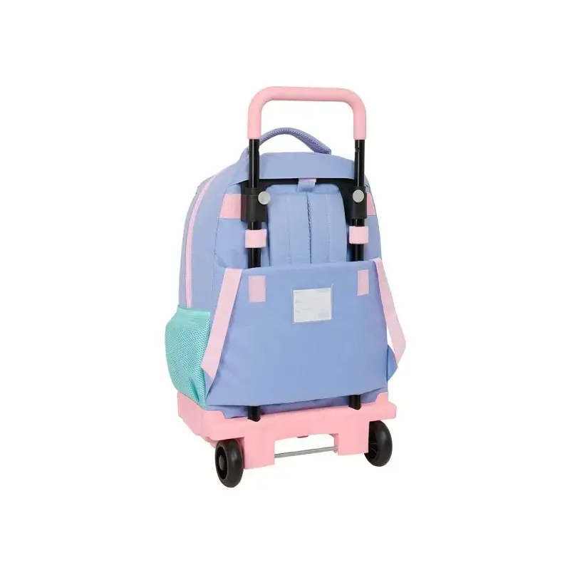 Safta Munich Mellow Mochila con Carro - Extraible - Bolsillo Frontal - Portabotellas - Tirador Doble - Hombreras Acolchadas - Ta