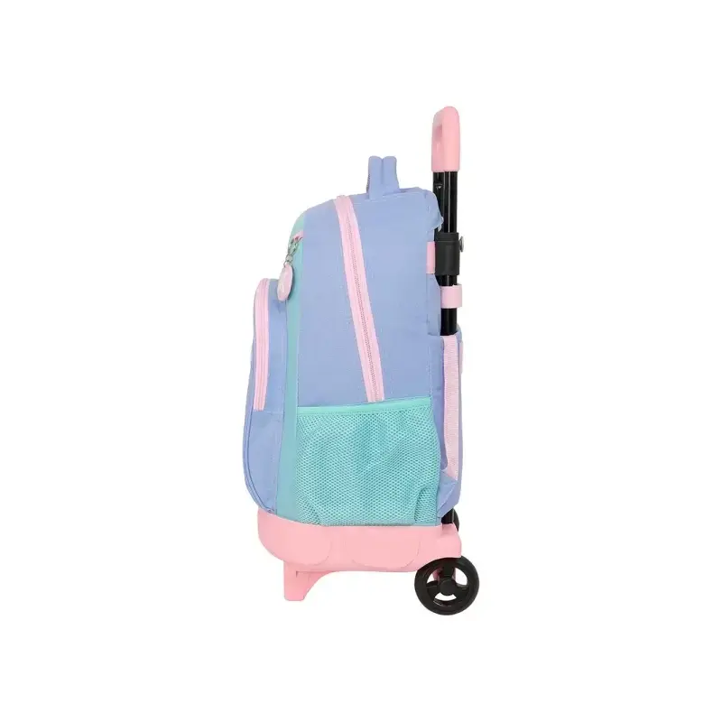 Safta Munich Mellow Mochila con Carro - Extraible - Bolsillo Frontal - Portabotellas - Tirador Doble - Hombreras Acolchadas - Ta