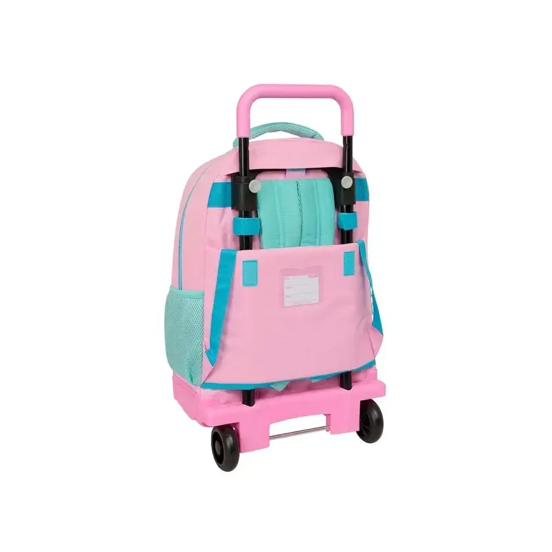 Safta Benetton Dolce Mochila con Carro - Extraible - Bolsillo Frontal - Portabotellas - Tirador Doble - Hombreras Acolchadas - A