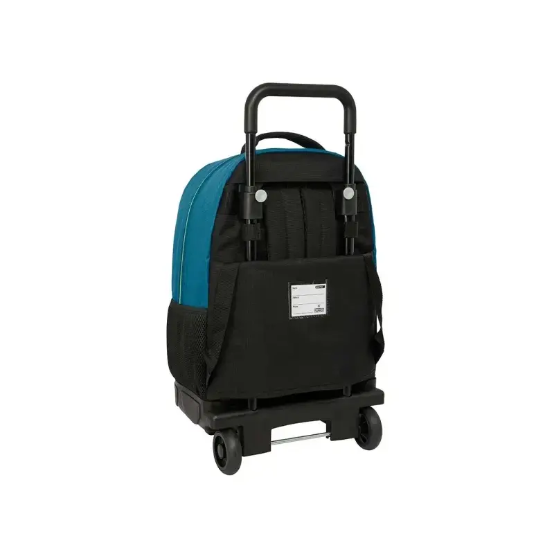 Safta Munich Land Mochila con Carro - Extraible - Bolsillo Frontal - Portabotellas - Tirador Doble - Hombreras Acolchadas - Asa