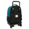 Safta Munich Land Mochila con Carro - Extraible - Bolsillo Frontal - Portabotellas - Tirador Doble - Hombreras Acolchadas - Asa