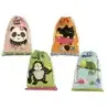 Bismark Animals Bolsa Escolar para Merienda - Medida 22x35cm - Ciere de Tiras - 4 Diseños Diferentes | Ahorro Imprimiendo