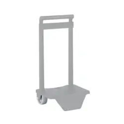 Safta Carro Portamochilas - Sujecion Universal - Material Resistente - Ruedas de PVC - 18x16x35cm - Color Gris | Ahorro Imprimie