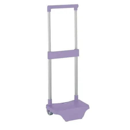 Safta Carro Portamochilas - Sujecion Universal - Material Resistente - Modelo Patentado - 26x10x34cm - Color Violeta | Ahorro Im