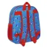 Safta Mickey Mouse Mochila - Asa de Mano - Portabotellas Lateral - 27x33x10cm - Color Azul | Ahorro Imprimiendo