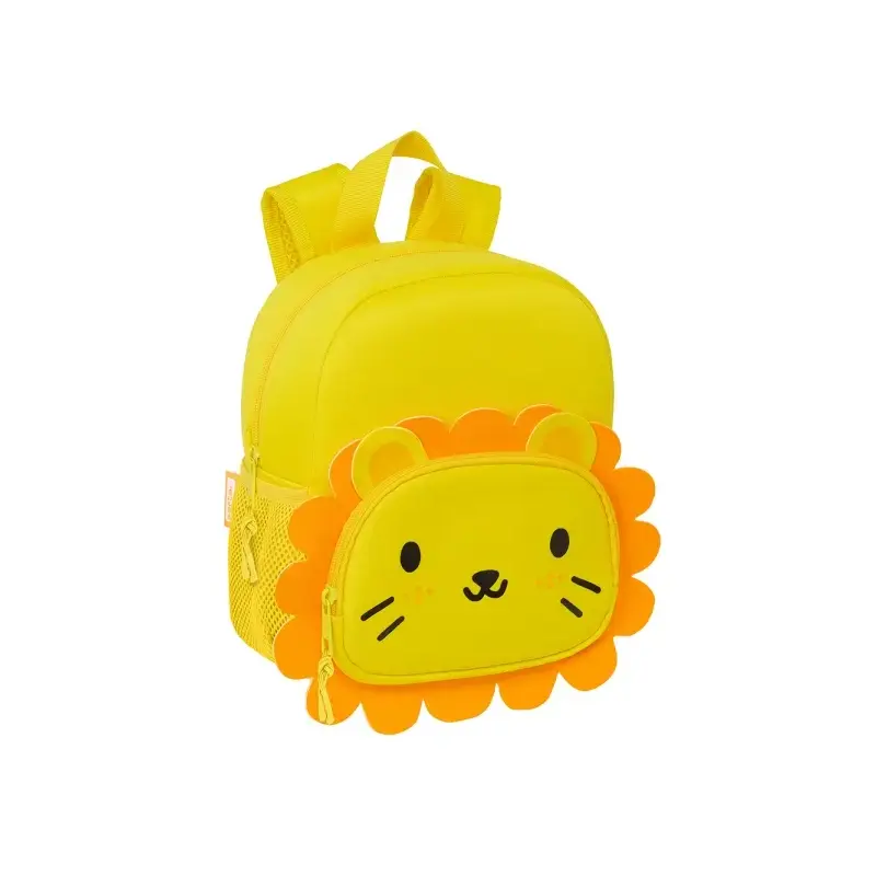 Safta Leon Mochila de Neopreno - Bolsillo Frontal - Tirador Doble - Portabotellas - Interior Forrado - Hombreras y Espalda Acolc