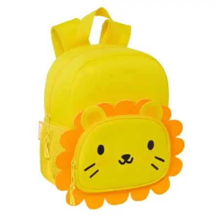 Safta Leon Mochila de Neopreno - Bolsillo Frontal - Tirador Doble - Portabotellas - Interior Forrado - Hombreras y Espalda Acolc