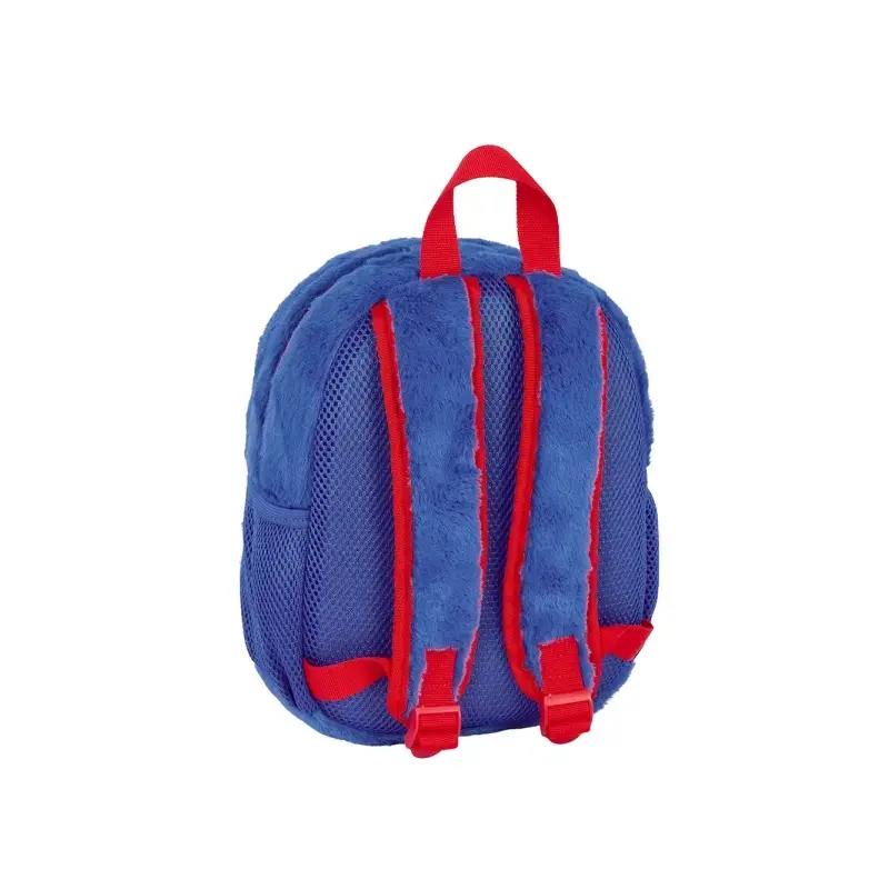 Safta Spidey Mochila Guarderia de Peluche - Tarjeta de Identificacion - Asas de Mano - 6L - Material Peluche - Facil de Transpor