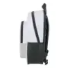 Safta Real Madrid Mochila Infantil de 10L - Adaptable a Carro - 2 Compartimentos - Portabotellas - 28x34x10cm - Color Blanco y N