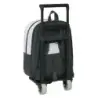 Safta Real Madrid Mochila de 6L con Carro 805 Integrado - Extraible para Lavado - Tarjeta de Identificacion Personal - Carro de