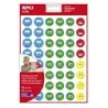 Apli Gomets Cara Feliz Ii - 576 Gomets por Bolsa - 4 Estilos de Cara Diferentes - Motivan y Premian a los Niños - Enseñan a Expr