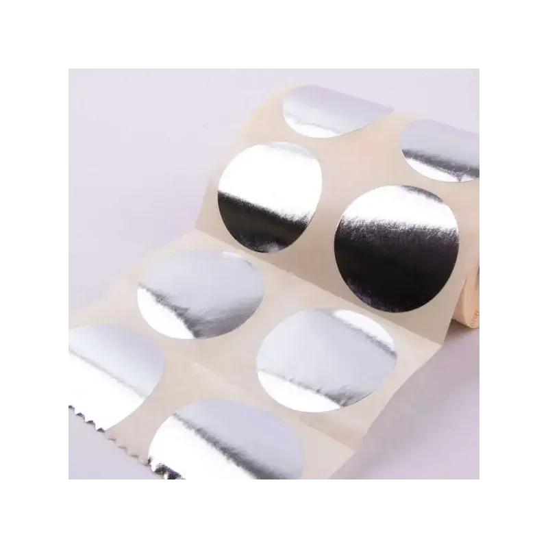 Apli Gomets Redondos Plata Metalizado - Ø 45mm - 354 Gomets por Rollo - Desarrolla Psicomotricidad Fina y Varias Capacidades y H