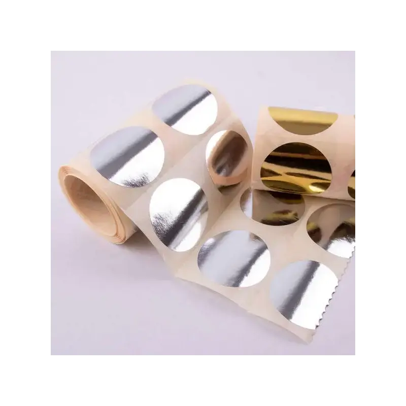 Apli Gomets Redondos Plata Metalizado - Ø 45mm - 354 Gomets por Rollo - Desarrolla Psicomotricidad Fina y Varias Capacidades y H