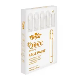 Jovi Twist Stick de Pintura de Cara - Hipoalergenico - Base Agua - Facil Aplicacion - Gran Cobertura - Secado Rapido - Facil de