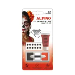 Alpino Set de Maquillaje Catrina - Se Lava con Agua y Jabon - Testado Dermatologicamente - Colores Surtidos | Ahorro Imprimiendo