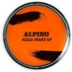 Alpino Aqua Make-up Polvera de Maquillaje Facial Acuarelable - Se Lava con Agua y Jabon - Color Naranja | Ahorro Imprimiendo