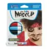 Carioca Mask Up Carnival Pack de 3 Colores para la Piel en Barra - Colores Brillantes - Lavables - Base Agua - Incluye 2 Tutoria