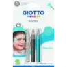 Giotto Make Up Princess Pack con 3 Lapices Cosmeticos de Tematica Princesa - Se Lava con Agua - Dermatologicamente Testado - Col