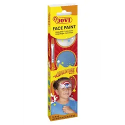 Jovi Adventure Estuche de 3 Botes 8ml Maquillaje Crema + Accesorios - Hipoalergenico - Facil Aplicacion - Base Grasa - Elimina s