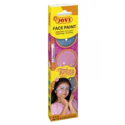 Jovi Fantasy Estuche de Maquillaje Crema - Hipoalergenico - Facil Aplicacion - Incluye Esponja y Pincel - Color Surtido | Ahorro