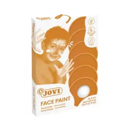 Jovi Estuche de 6 Botes 8ml Maquillaje Crema - Hipoalergenico - Base Grasa - Facil Aplicacion - Gran Cubricion - sin Parabenos -