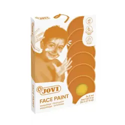 Jovi Estuche de 6 Botes Maquillaje Crema - Hipoalergenico - Base Grasa - Facil Aplicacion - Gran Cobertura - sin Parabenos - Fac