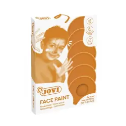 Jovi Estuche de 6 Botes 8ml Maquillaje Crema - Hipoalergenico - Base Grasa - Facil Aplicacion - Gran Cobertura - sin Parabenos -