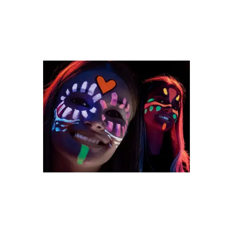 Carioca Mask Up Metallic & Neon Pack de 12 Blisters con 2 Lapices cada Uno - Brillantes y Lavables - Base Agua - Se Pueden Mezcl