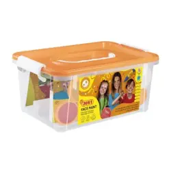 Jovi Baul Escolar de Maquillaje con 12 Botes 8ml Surtidos + Accesorios - Gran Surtido de Colores - Incluye Guia con Ideas - Idea