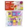Apli Mini Sellos Goma Eva - 10 U - Ideal para Manualidades y Decoracion | Ahorro Imprimiendo